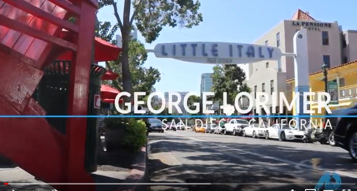 George and Molly in Little Italy on the American Dream