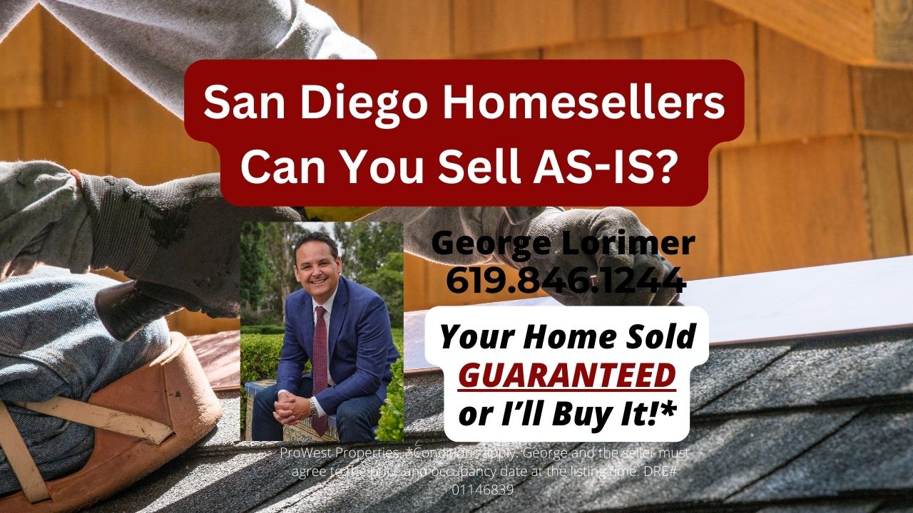 Selling your San Diego home AS IS